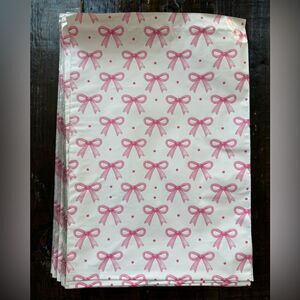 (25ct) Polymailer 10x13 pink bow